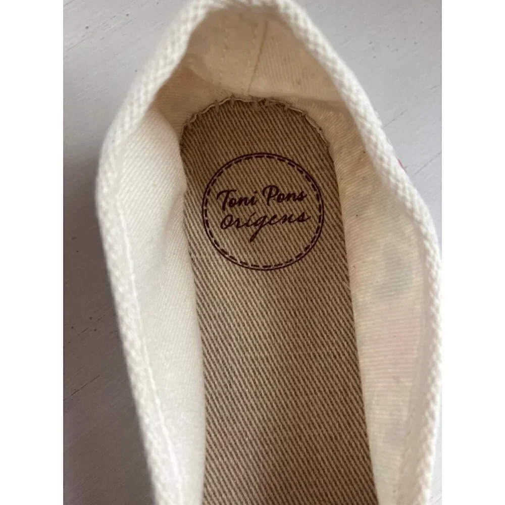 NWOT Toni Pons Fonda Floral Sequin Slip-On Espadrille Shoes Size EU 41 US 10